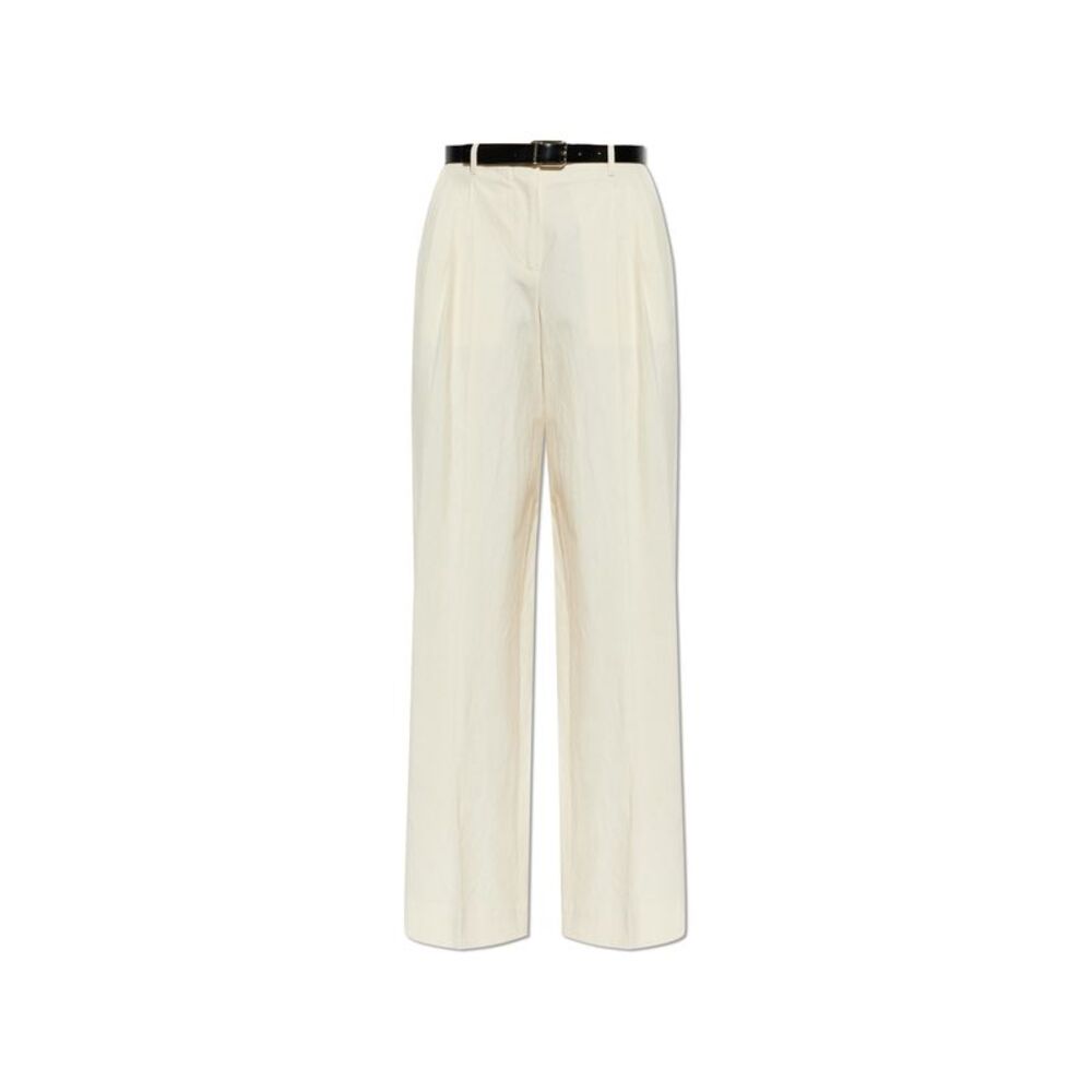 Trousers with belt